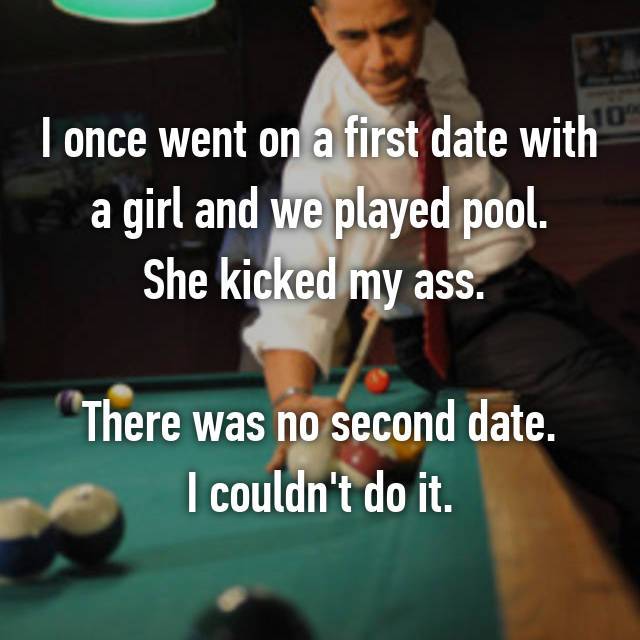 photo caption - Tonce went on a first date with a girl and we played pool. She kicked my ass. There was no second date. I couldn't do it.