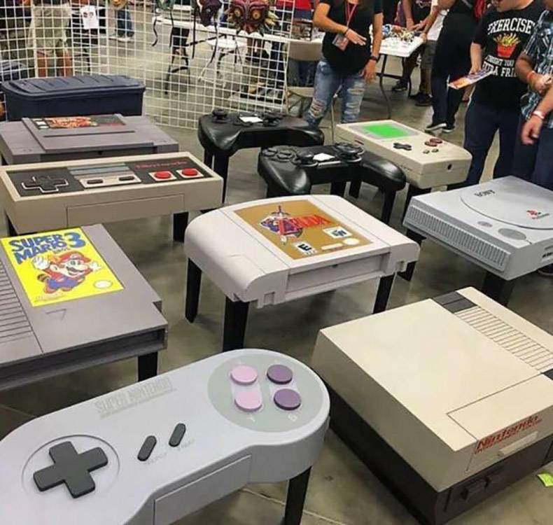 video game coffee tables