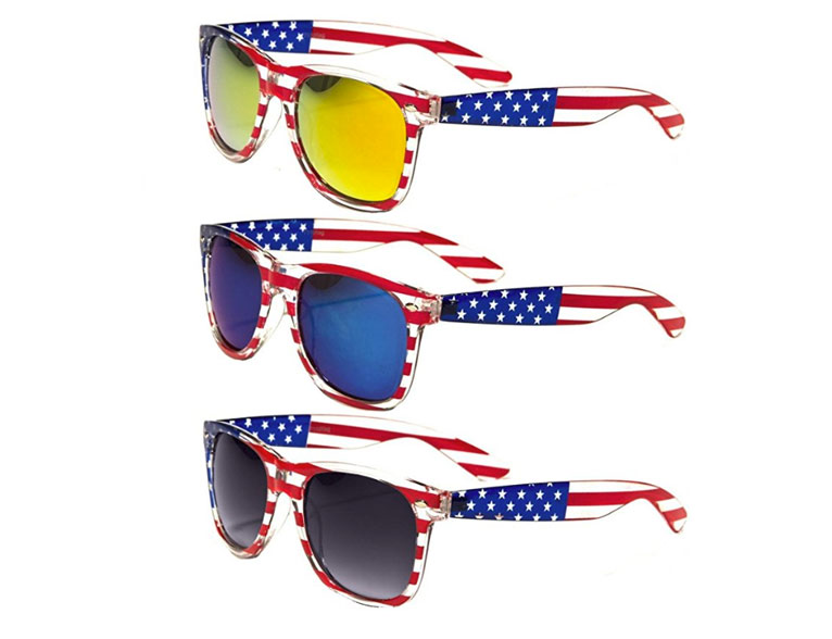 Block out the sun (and the haters) while checking out the hotties with these Classic Mirrored 'Merican Shades - $14.95  Get it <a href="https://amzn.to/2MOlb5A" target="_blank" rel="nofollow"><font color="red"><b>HERE</font></b></a>