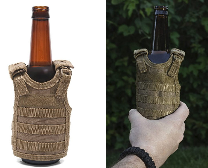 Showcase your badassery with this military styled Tactical Vest Beer Coozie - $13.99 Get it <a href="https://amzn.to/2JWgzg6" target="_blank" rel="nofollow"><font color="red"><b>HERE</font></b></a>