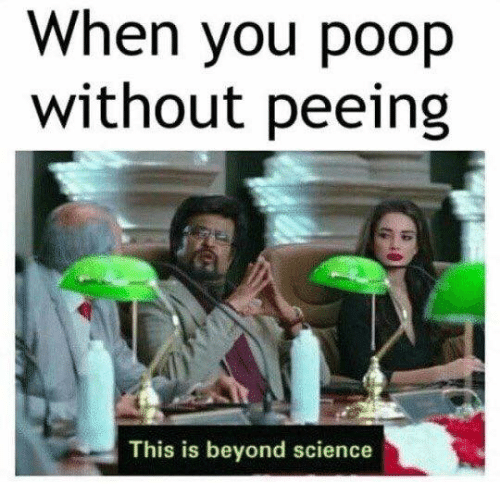you poop without peeing - When you poop without peeing This is beyond science