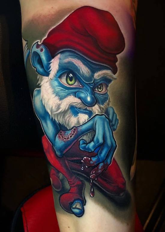 daily dose of awesome - papa smurf tattoo designs
