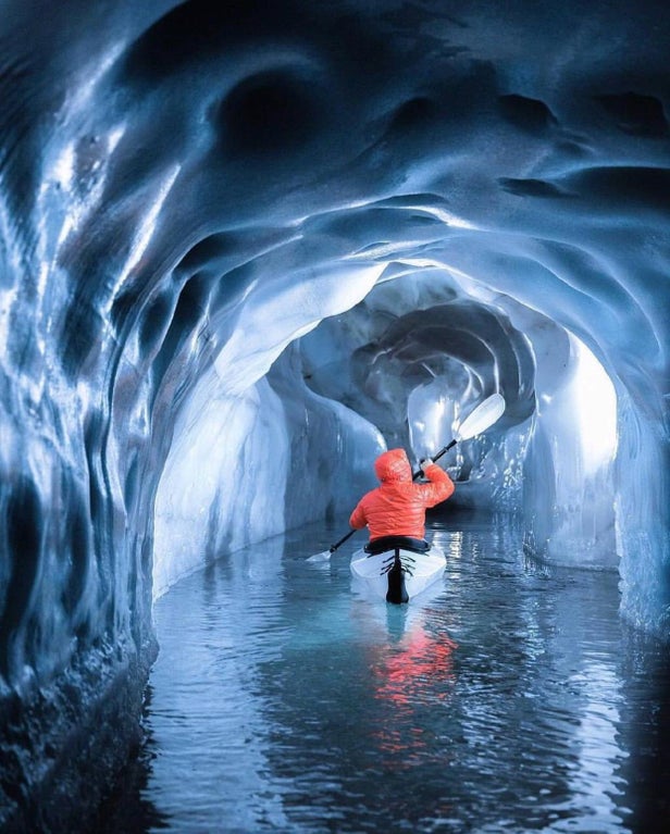 cool random pics - ice cave in austria