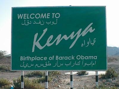 Sign on highway in Northern Kenya near  Sudan  border.
