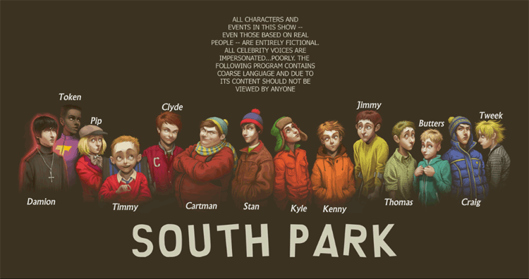 South Park Real life Photos and sketches