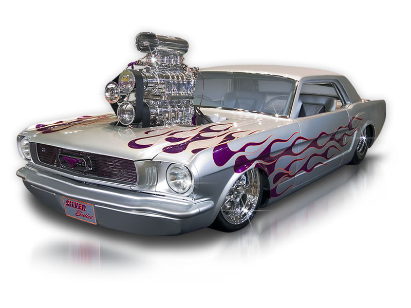 Crazy Twin supercharged Mustang