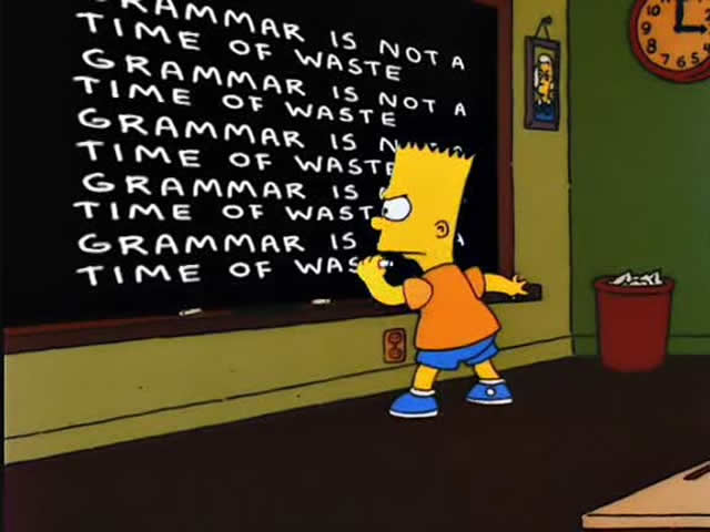 Bart's Blackboard