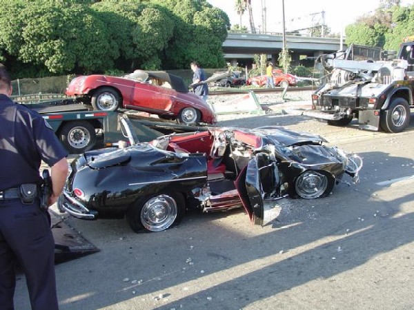 classic car crashes