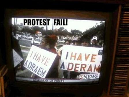 More Funny And Stupid Protest Signs