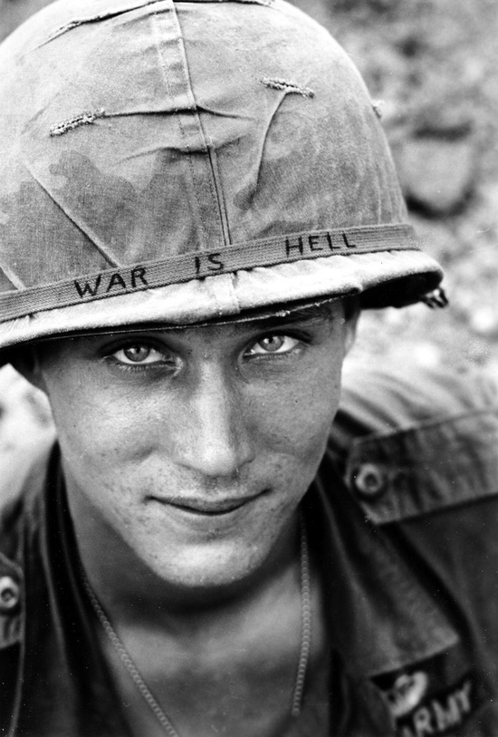 Unknown soldier in Vietnam, 1965.