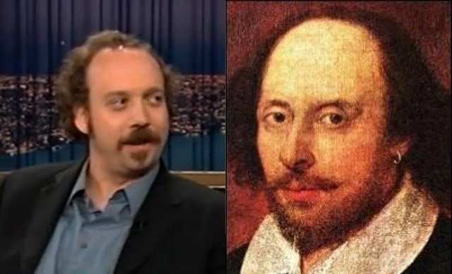 Paul Giamatti and William Shakespeare