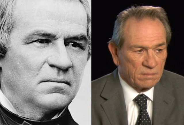 Andrew Johnson and Tommy Lee Jones