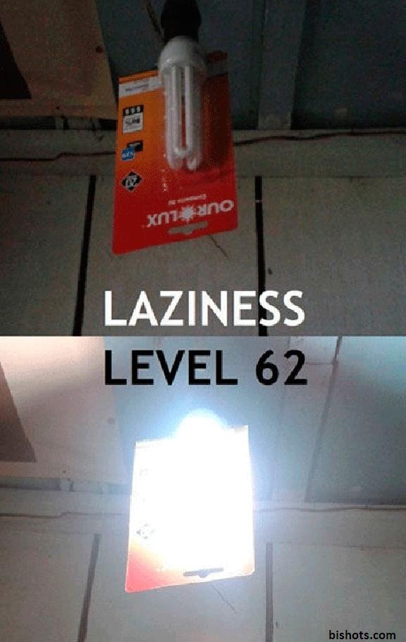 The Height Of Laziness