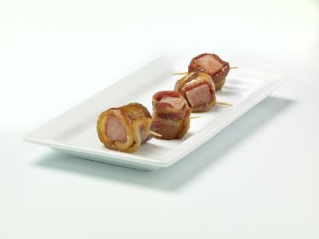 Bacon-Wrapped SPAM Bites