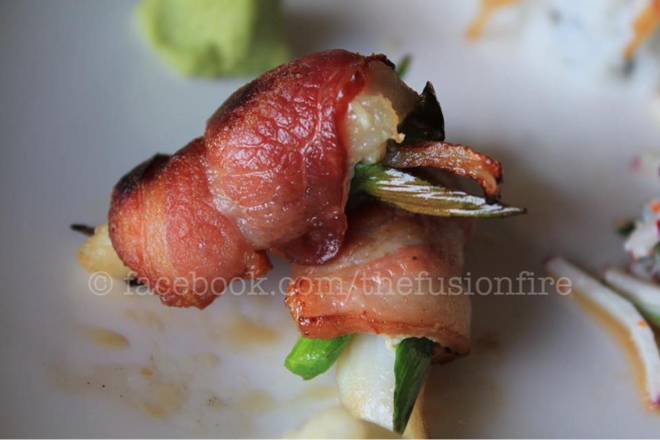 Bacon Wrapped Sushi