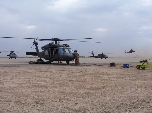 Blackhawk helicopters in Iraq