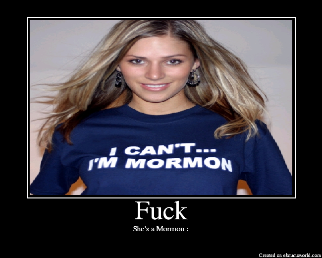 She's a Mormon :