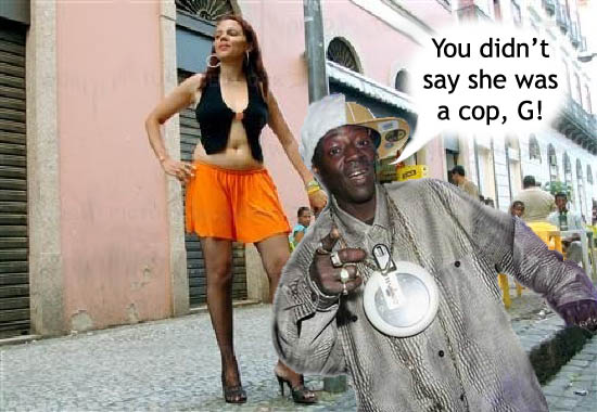 Flav's homey pulls a fast one.