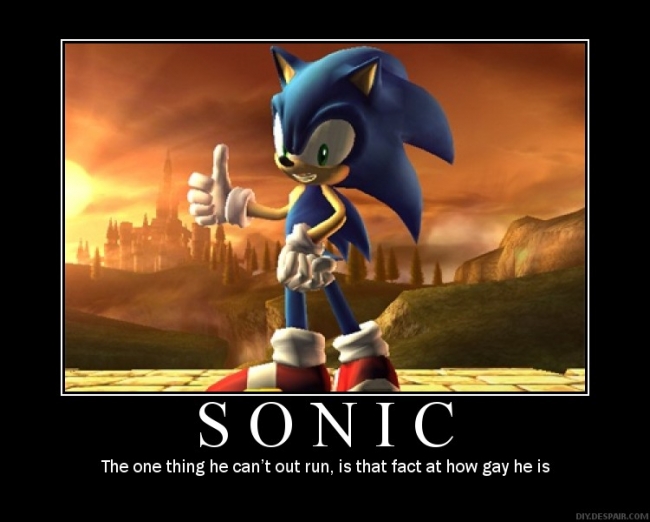 i don't liek Sonic