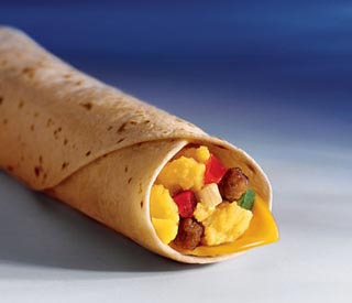 McDonald's Sausage Breakfast Burrito