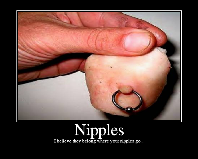 I believe they belong where your nipples go...
