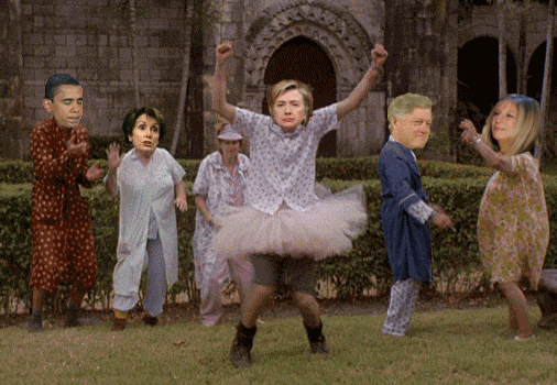 Barry, Nacny, Hillary, Bill and BS