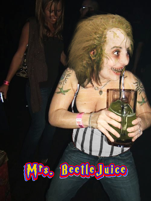 No one told me BeetleJuice had a hot sister.