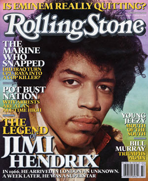 Rolling Stones Jimi Hendrix Magazine issue