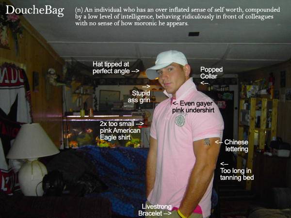 Definition of a Douche Bag