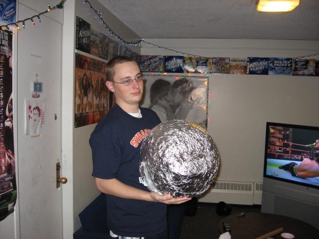 Giant Tin Foil Ball