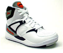 In the early 90's Reebok released basketball sneakers that had a pump up mechanism on the front tongue of the shoe.