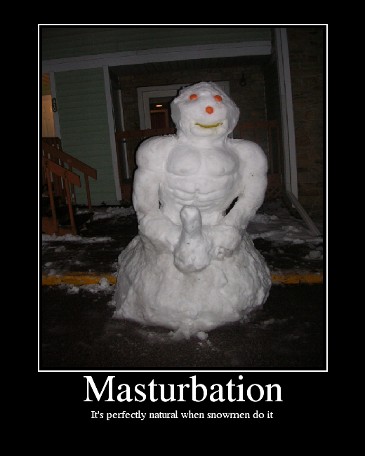 It's perfectly natural when snowmen do it