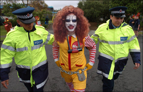 We always new Ronald was a few fries short of a Happy Meal...