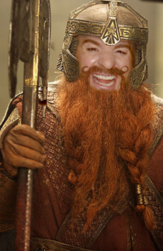 Gimli from lord of the rings