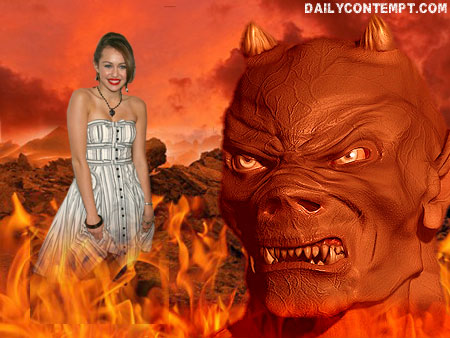 Satan Attacks Hanna Montana!