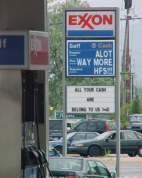 Exxon is truely evil...