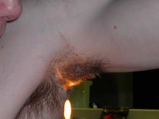 I was bored so i lit my armpit of fire and took a photo