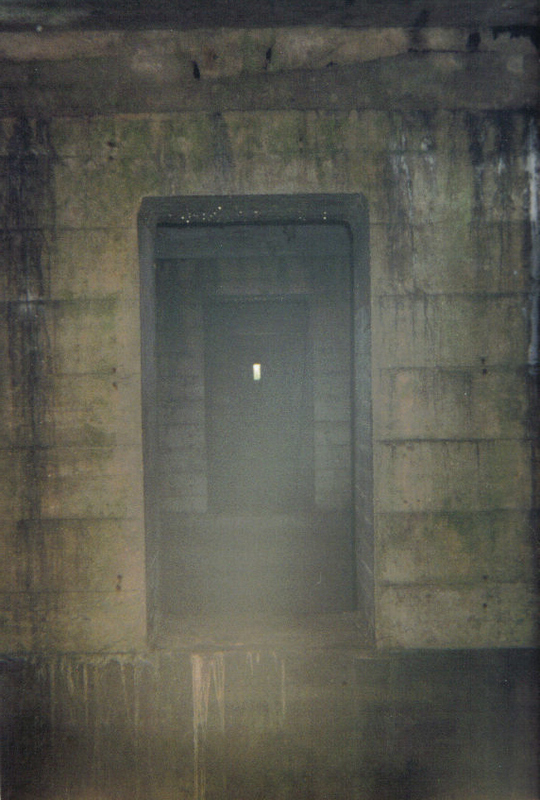 Creepy abandoned mausoleum