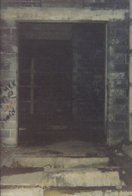 Creepy abandoned mausoleum
