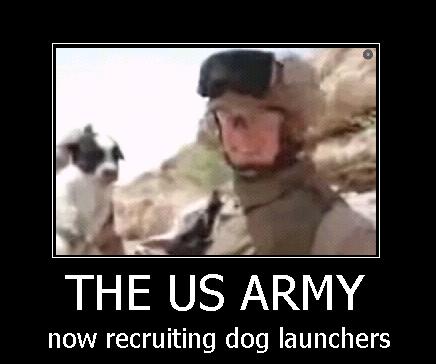 recruiting dog launchers