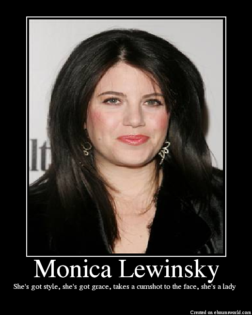 Monica Lewinsky. 