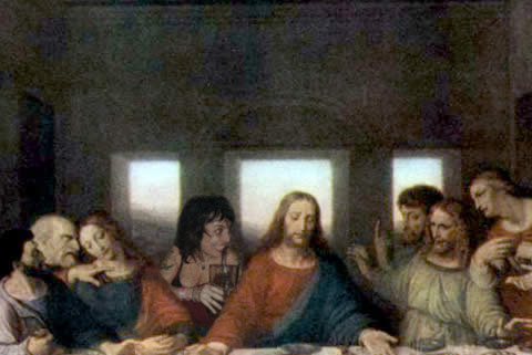 The last supper omfg jesus.