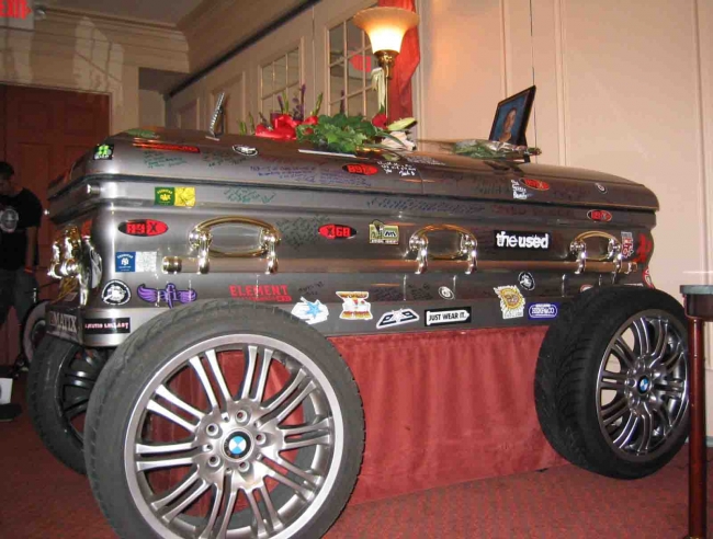 Cool caskets and coffins