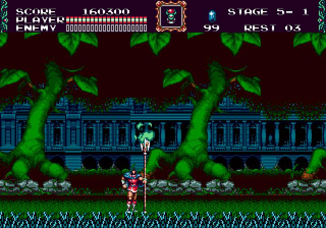 Me as Eric LeCarde in Castlevania Bloodlines for the Sega Genesis!