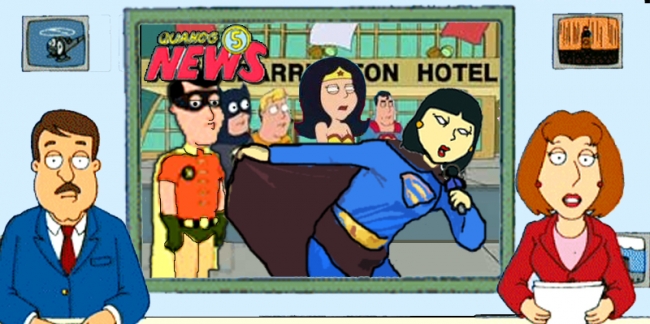 Reporting live from the Quahog Comic Book Convention!