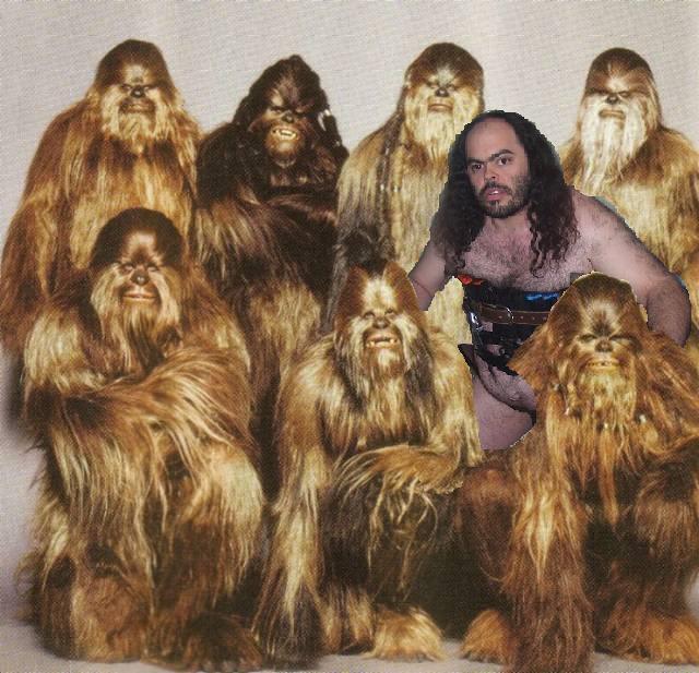 Wookie stars of Star Wars