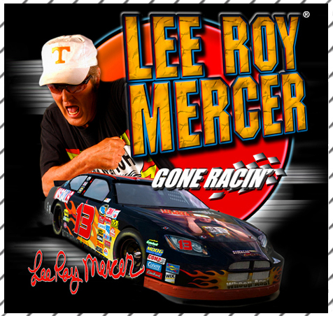 Album cove for the 2007 Hit CD release LEE ROY MERCER  GONE RACIN  Copyright  1994-2007 WarHead Records All Rights Reserved.LEE ROY MERCER Is A Registered Trademark Owned And Licensed For Use By WarHead Records.