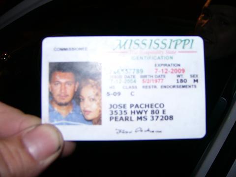 REMEMBER! When making a fake ID, attach a picture of yourself only... no matter how much you love your girl!
