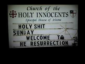 Sunday is the holiest day of the year obviously