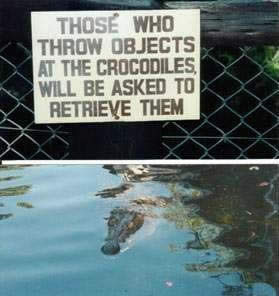 Funny Zoo Signs